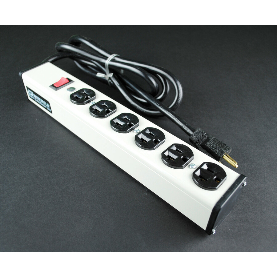 Wiremold Plug-In Outlet Center 6-Otlet Power Strip