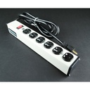 Wiremold Plug-In Outlet Center 6-Otlet Power Strip