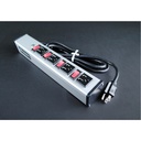 Wiremold Plug-In Outlet Center 4-Outlet Power Strip