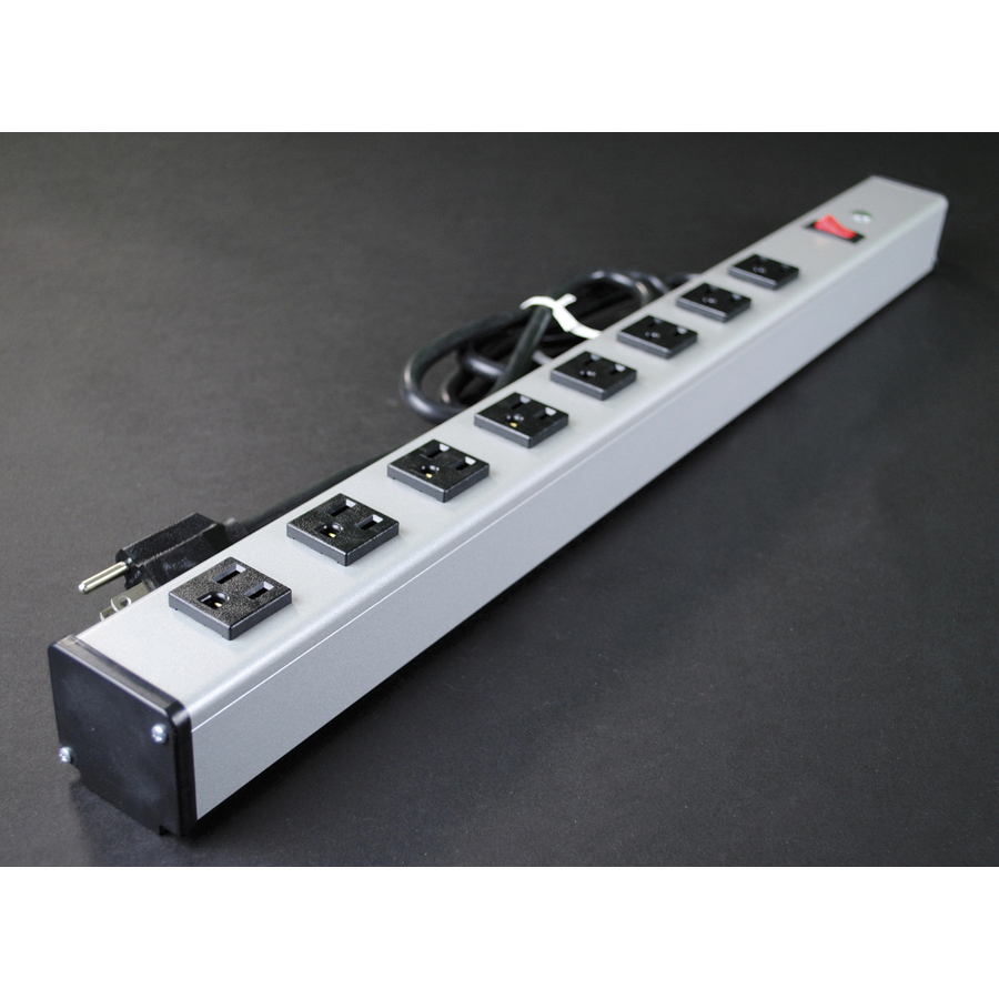 Wiremold Plug-In Outlet Center 8-Outlet Power Strip
