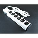 Wiremold Plug-In Outlet Center 6-Outlet Power Strip