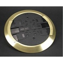 Wiremold RC4 Multi-Service Poke-Thru Finish Flange and Slide Holder Assembly