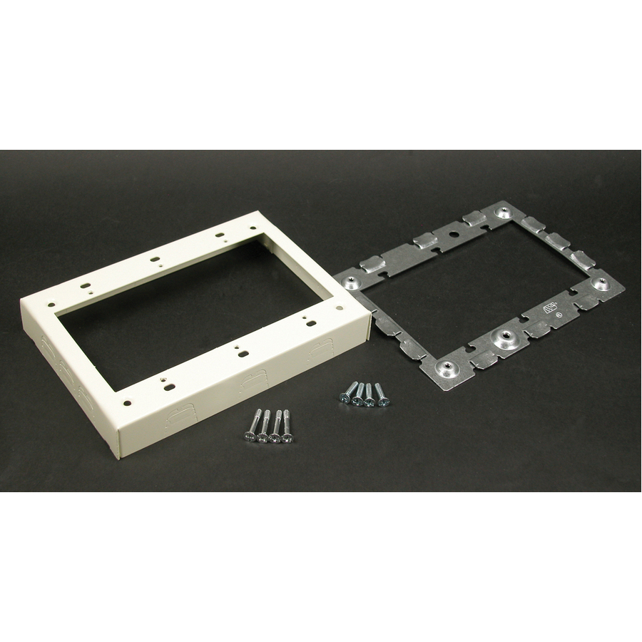 Wiremold 500/700 Three-Gang Flush Type Extension Adapter Fitting
