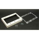 Wiremold 500/700 Three-Gang Flush Type Extension Adapter Fitting