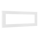 Wiremold Furniture Power Replacement Bezel for Switching Power Unit - White