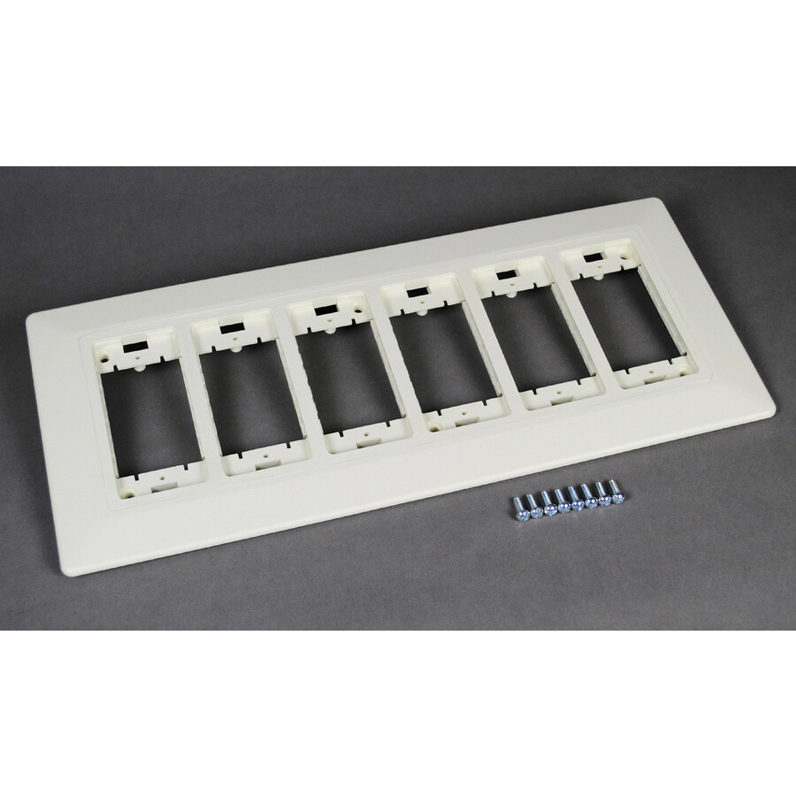 Wiremold WallSource Mounting Bracket for Faceplate, Module - White