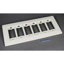 Wiremold WallSource Mounting Bracket for Faceplate, Module - White