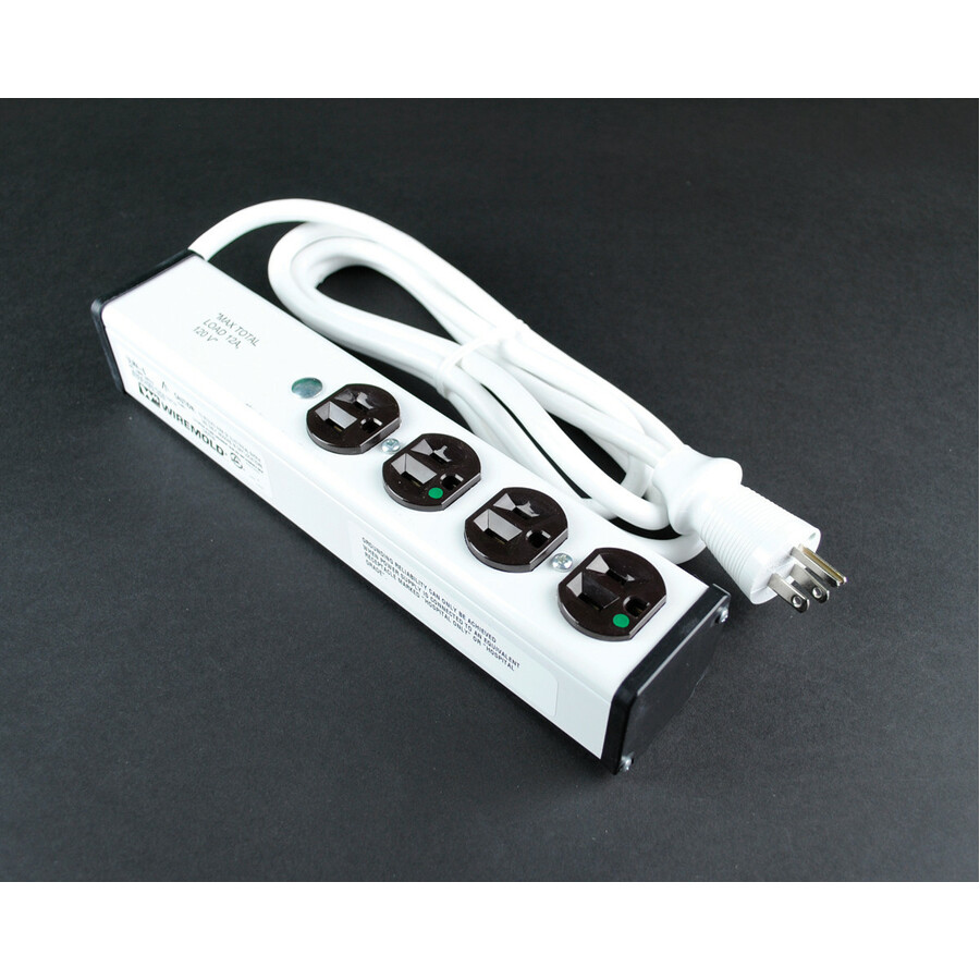 Wiremold Plug-In Outlet Center 4-Outlet Power Strip