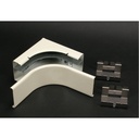 Wiremold 2400D Divided Radiused Internal Elbow Fitting