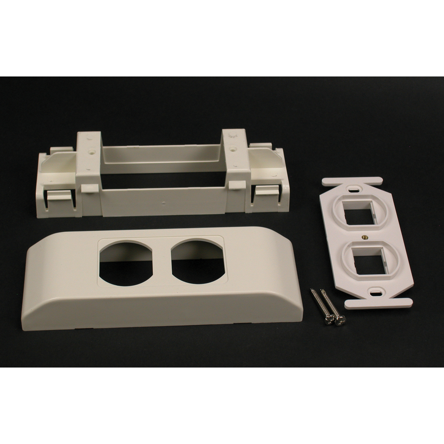 Wiremold V2407-2CM Mounting Bracket for Keystone Module, Cable Raceway - Ivory