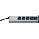 Wiremold UL100BD 5-Outlets Power Strip