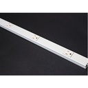 Wiremold Plugmold Hard-Wired Multi-Outlet Strip, Ivory