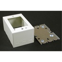 Wiremold 500/700 Single-Gang Deep Switch and Receptacle Box Fitting