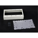 Wiremold 500/700 Four-Gang Switch and Receptacle Box Fitting