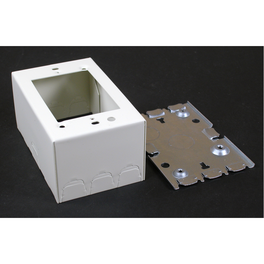 Wiremold 500/700 Single-Gang Shallow Switch and Receptacle Box Fitting