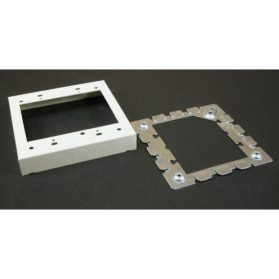 Wiremold 500/700 Two-Gang Flush Type Extension Adapter Fitting