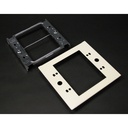 Wiremold 4047 Two-Gang Device Plate Fitting