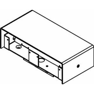 Wiremold RC91GHBTC Series Poke-Thru Insert With Double-Width Service Head