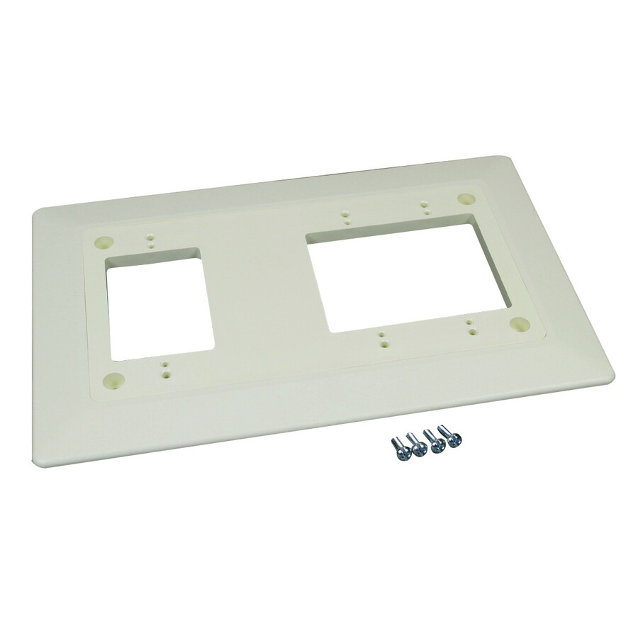 Wiremold WSA00-4WH Mounting Bracket for Gang Box - White