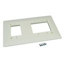 Wiremold WSA00-4WH Mounting Bracket for Gang Box - White