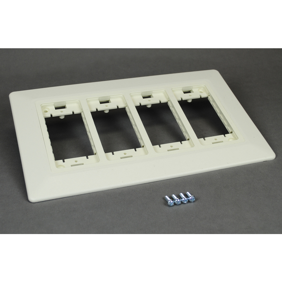 Wiremold WSA07-4AWH Mounting Bracket for Gang Box - White