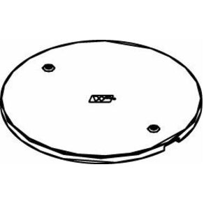 Wiremold RC9 Single-Service Assembled Poke-Thru Device Abandonment Plate