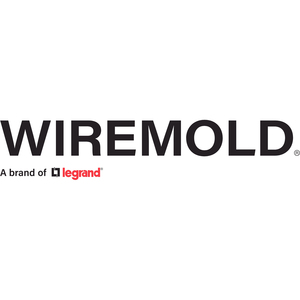 Wiremold Single-Service Poke-Thru Insert Assembly with Disposable Plate