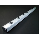 Wiremold Plug-In Outlet Center Unit / 120V/15A/48" Long/8 O/L /15' Cord