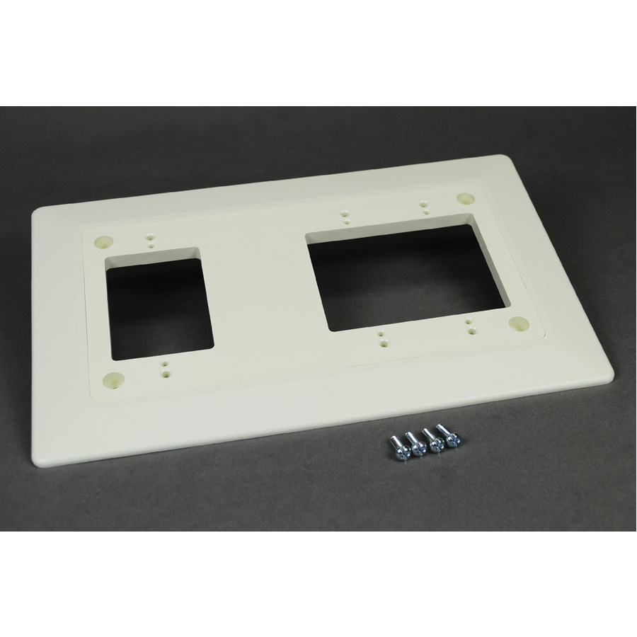 Wiremold WSA00-4 Mounting Bracket for Gang Box, Cable Raceway - Ivory