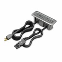 Wiremold ModPower Series - Primary Unit In Surface - 10ft Cord - Magnesium