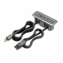 Wiremold ModPower Series - Primary Unit In Surface - 10ft Cord - Magnesium