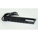 Wiremold Perma Power 6-Outlet Surge Supressor/Protector