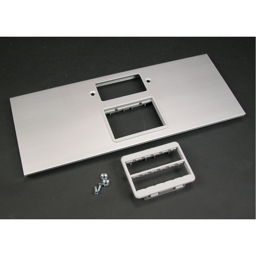 Wiremold AL5200 Large Multi-Channel Raceway GFCI And Ortronics Cover Plate