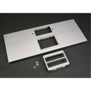 Wiremold AL5200 Large Multi-Channel Raceway GFCI And Ortronics Cover Plate