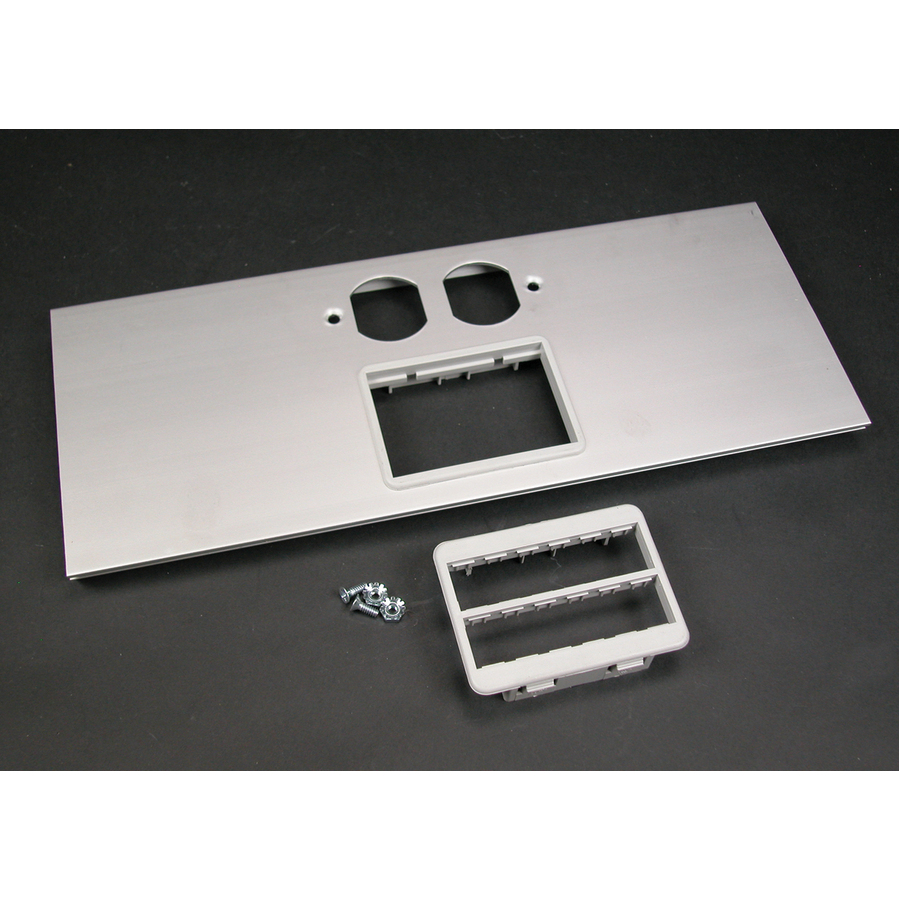 Wiremold AL5200 Large Multi-Channel Raceway Duplex And Ortronics Cover Plate