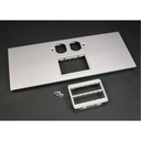 Wiremold AL5200 Large Multi-Channel Raceway Duplex And Ortronics Cover Plate