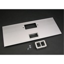 Wiremold AL5200 Large Multi-Channel Raceway GFCI and Ortronics Cover Plate