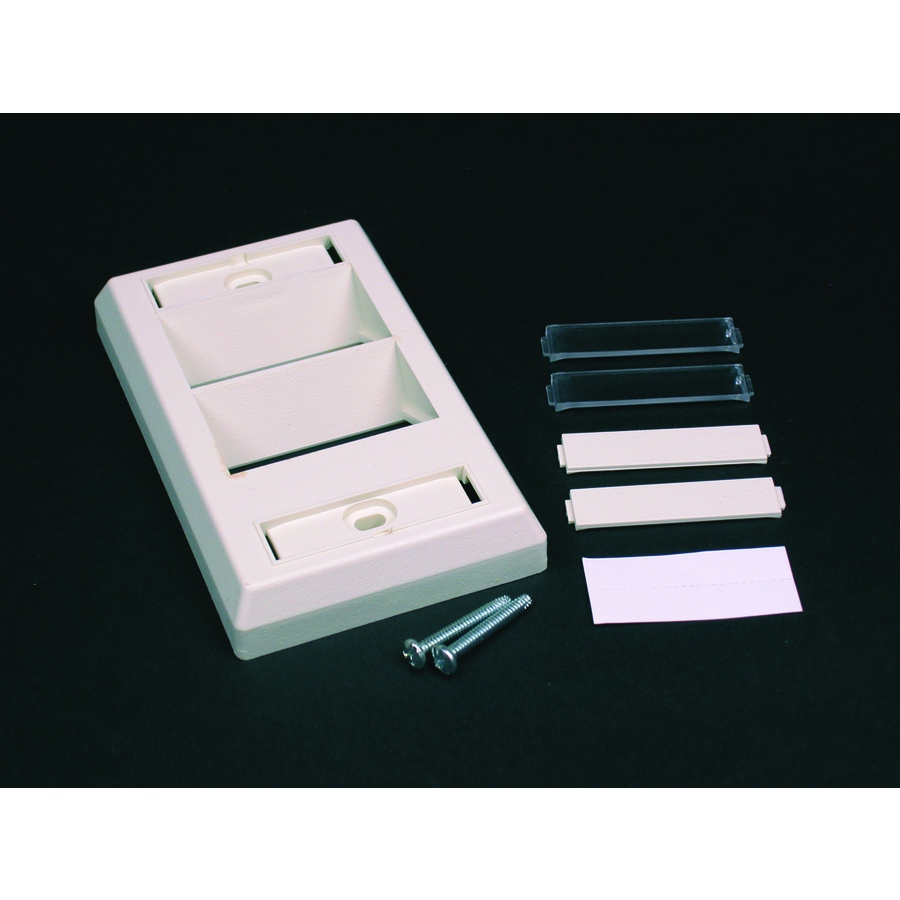 Wiremold CM Single-Gang Angled Faceplate