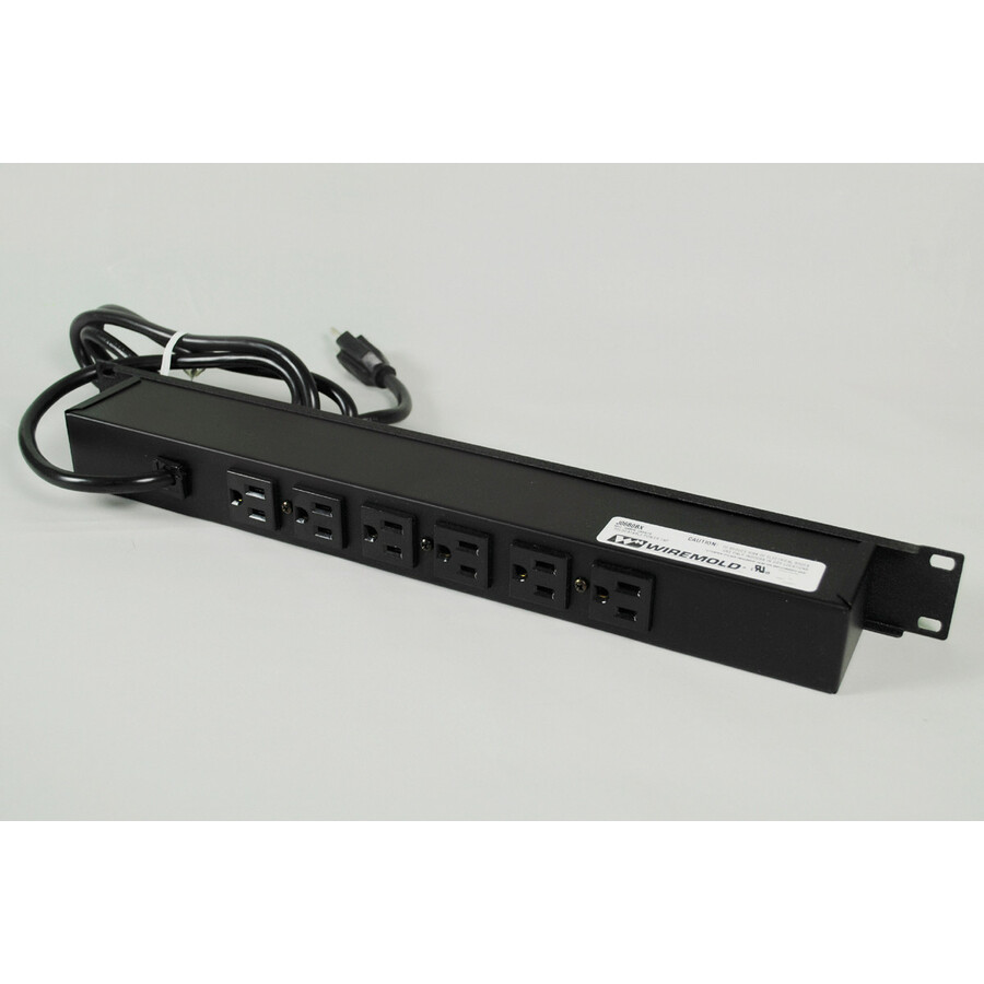 Wiremold 6-Outlet Power Strip