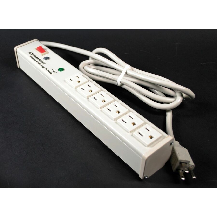 Wiremold Perma Power 6-Outlet Surge Suppressor/Protector