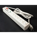 Wiremold Perma Power 6-Outlet Surge Suppressor/Protector