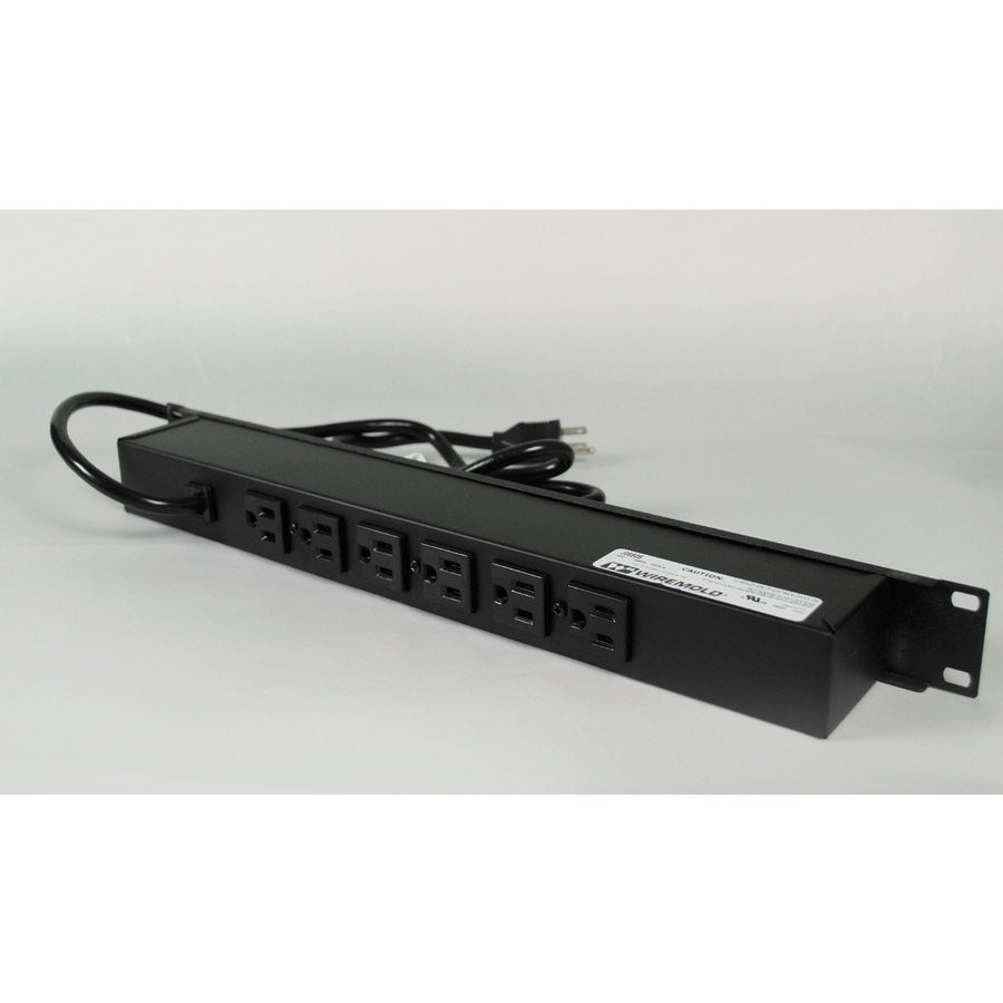 Wiremold Plug-In Outlet Center 6-Outlet Power Strip