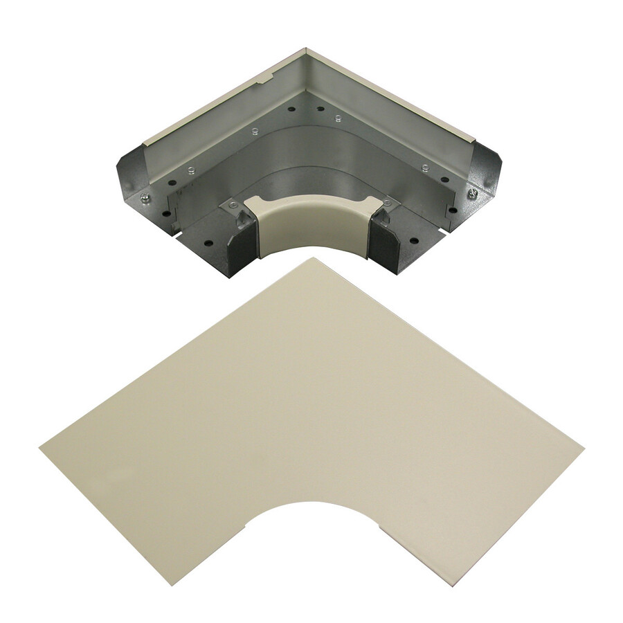 Wiremold 4000 Radiused Full Capacity Flat Elbow Fitting