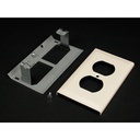 Wiremold 3000 Duplex Receptacle Cover Fitting