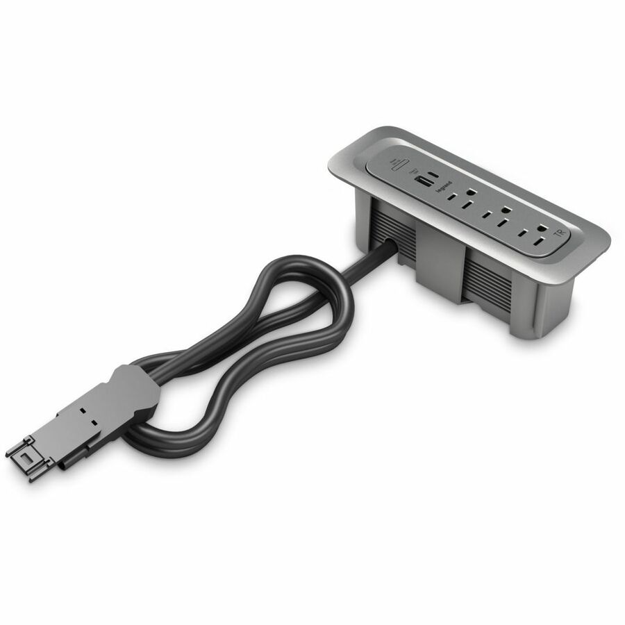 Wiremold ModPower Unit - Module Power Unit - 3 Outlet - Magnesium
