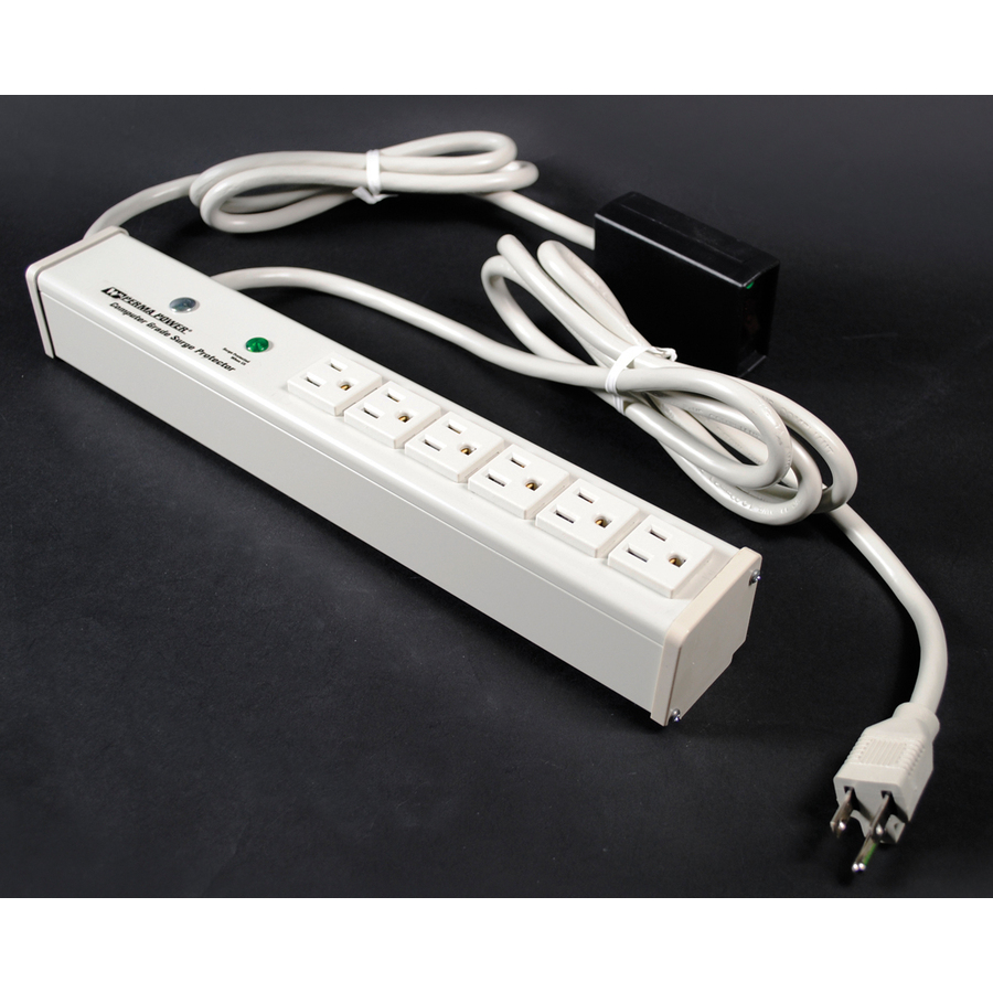 Wiremold Perma Power 6-Outlet Surge Supressor/Protector