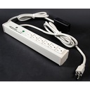 Wiremold Perma Power 6-Outlet Surge Supressor/Protector