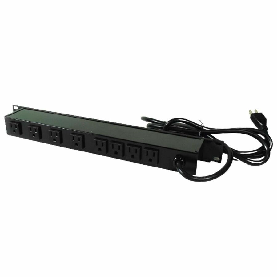 Wiremold Rack Mounted 120V-15A Power Distribution Unit - 1.5ft Cord