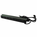 Wiremold Rack Mounted 120V-15A Power Distribution Unit - 1.5ft Cord