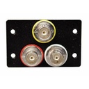 Wiremold Three BNC Female to BNC Female Barrel